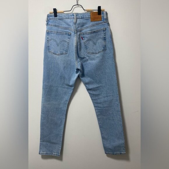 Levi’s 501 Skinny Jeans Light Blue Size 28x28 — Women’s - Picture 4 of 11